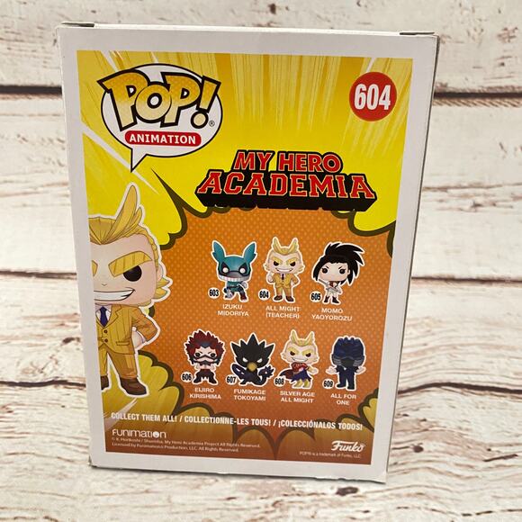 FUNKO My Hero Academia All Might Teacher Funko Pop - Picture 3 of 4